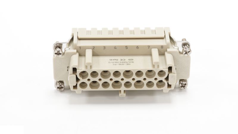 RS PRO Heavy Duty Power Connector Insert, 16A, Female, 16 Contacts