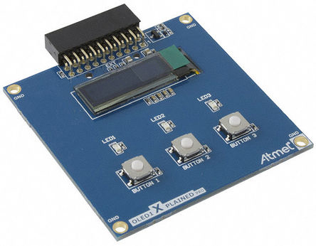 Microchip OLED1 Xplained Pro Extension Board Evaluation Board ATOLED1-XPRO