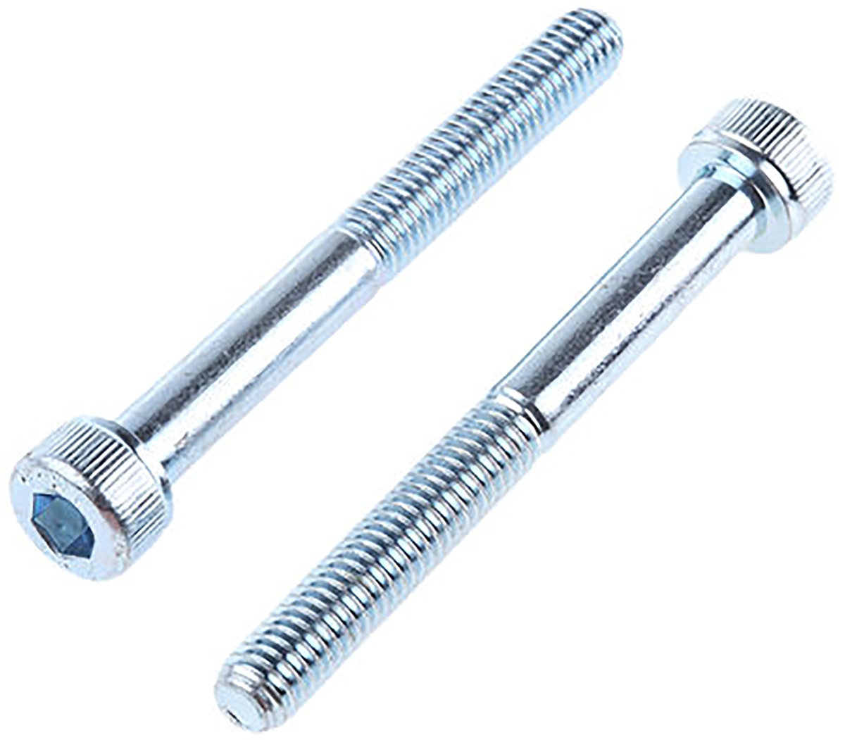 RS PRO Bright Zinc Plated Steel Hex Socket Cap Screw, DIN 912, M16 x 100mm