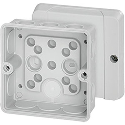 HENSEL DE Series Grey Polycarbonate Junction Box, IP55, 50 x 88 x 88mm