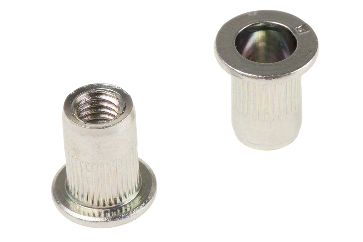 Böllhoff Plain, M6 Steel Threaded Insert, 13mm diameter 9mm Depth 14.5mm