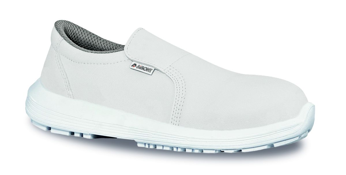 AIMONT DAHLIA 7GR03 Unisex White Composite Toe Capped Safety Shoes, UK 7, EU 41