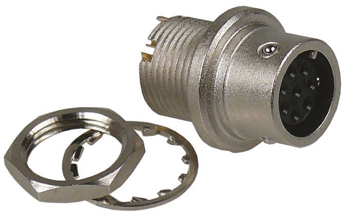 Hirose Circular Connector, 3 Contacts, Panel, Miniature Connector, Socket, Female, MXR Series