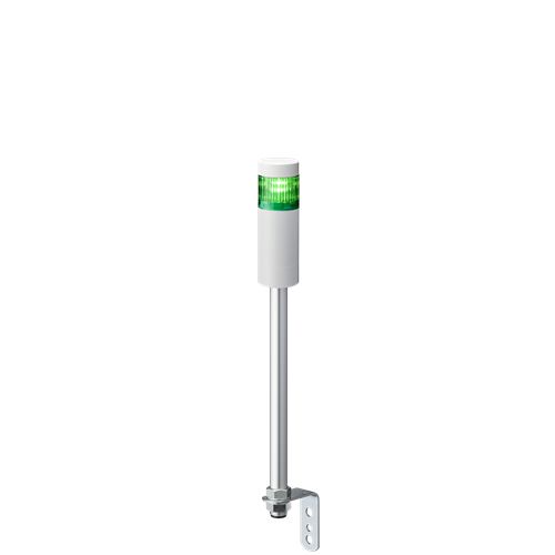 Patlite LR5 Series Green Signal Tower, 1 Lights, 24 V dc, Pole Mount