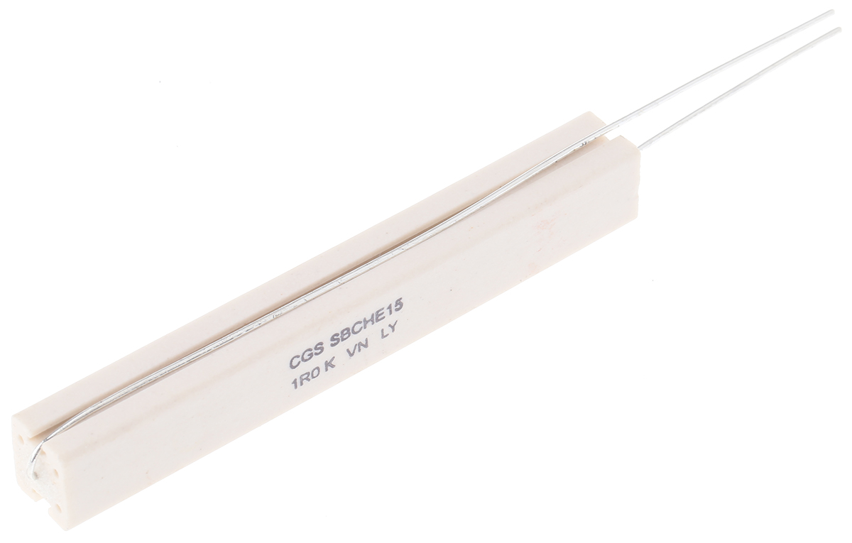 TE Connectivity 1Ω Wire Wound Resistor 17W ±10% SBCHE151R0K