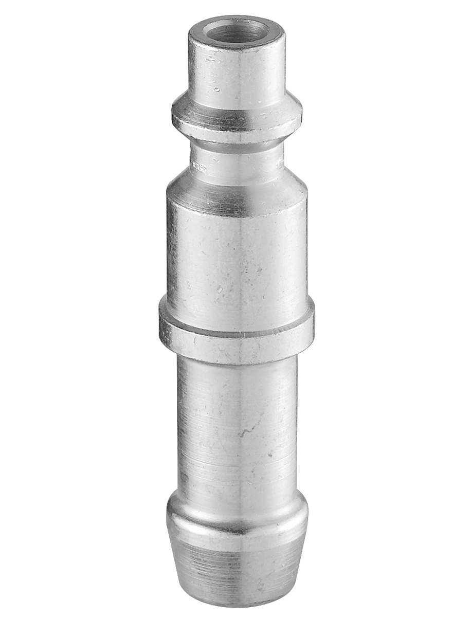 PREVOST Treated Steel Plug for Pneumatic Quick Connect Coupling, 10mm Hose Barb