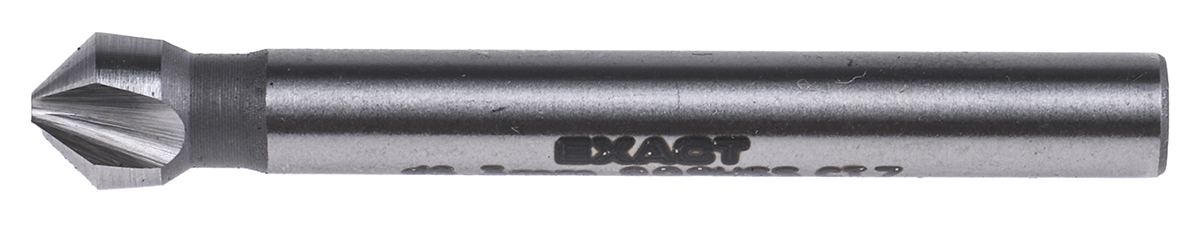 EXACT HSS Drill Bit, 6.3mm Head, 3 Flute(s), 90°, 1 Piece(s)