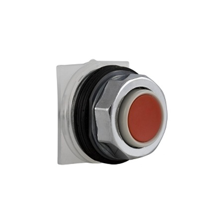 Schneider Electric Harmony 9001K Series Red Spring Return Push Button Head, 22.5mm Cutout