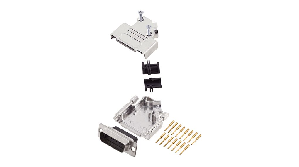 Encitech Connectors, 6355 Series D Sub Hoods For Use With For Cable