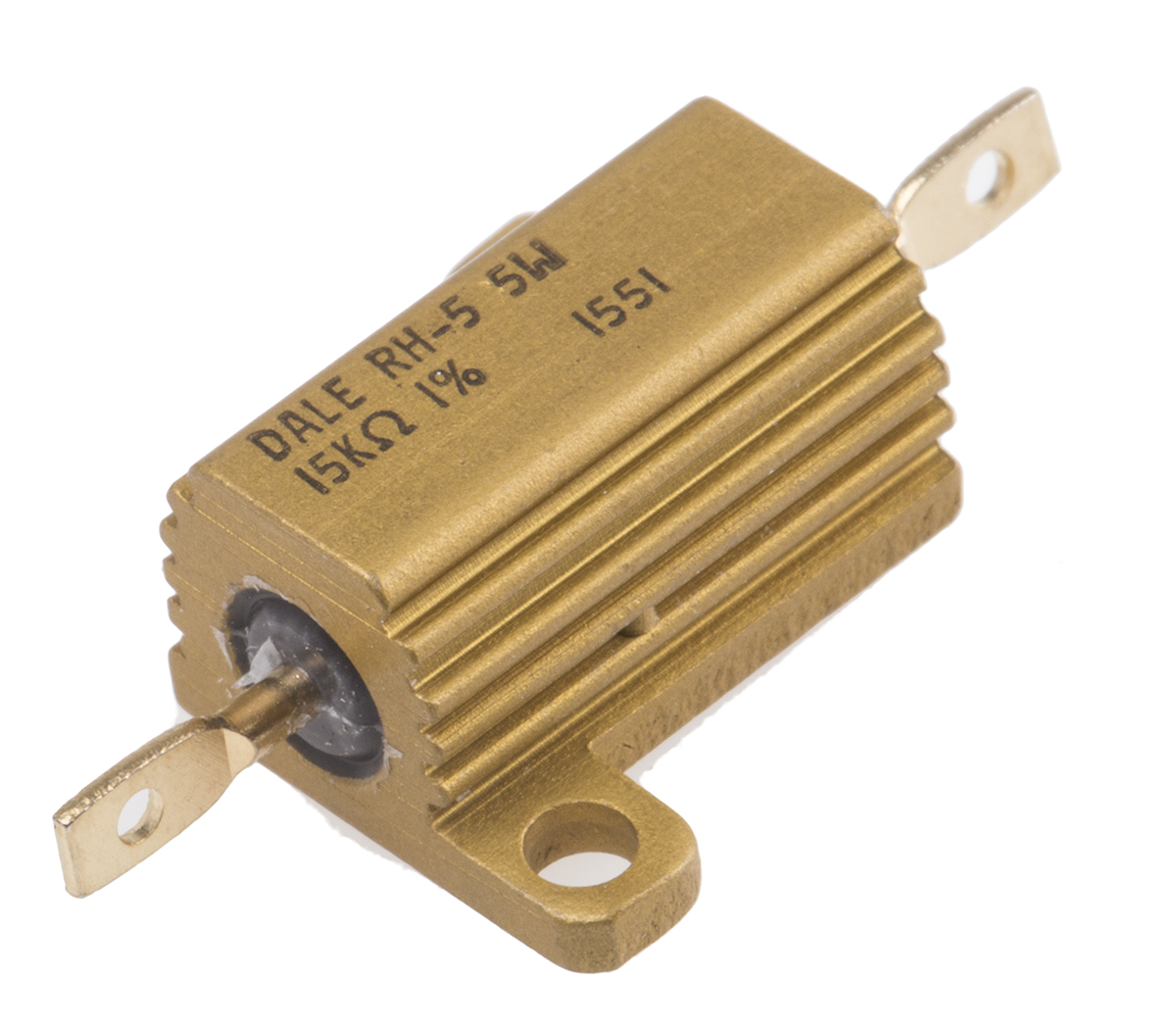 Vishay, 15kΩ 7.5W Wire Wound Chassis Mount Resistor RH00515K00FE02 ±1%