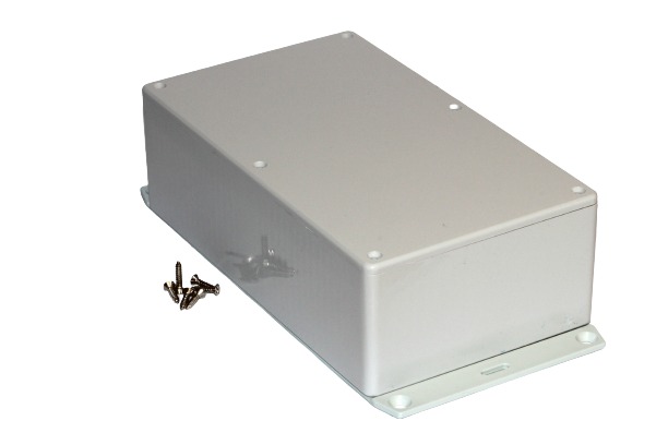 Hammond 1591 Series ABS General Purpose Enclosure, IP54, Flanged, 190 x 57 x 110mm