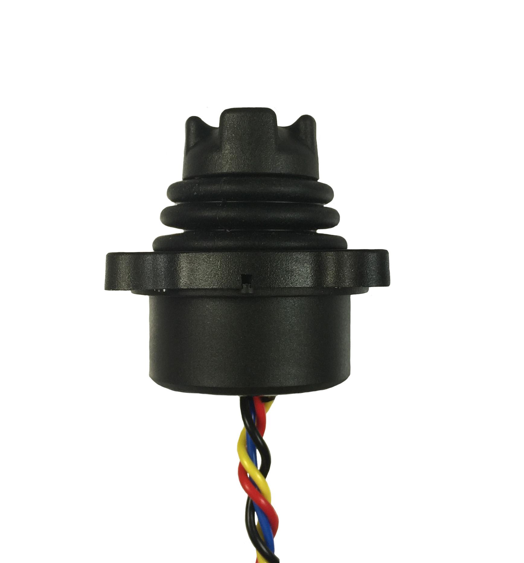 APEM 2-Axis Joystick Castle, Hall Effect, IP67 5 ± 0.01V dc