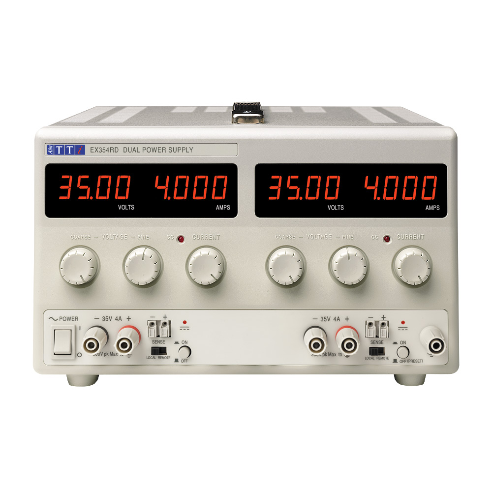 Aim-TTi EX-R Series Digital Bench Power Supply, 0 → 35V, 0 → 4A, 2-Output, 280W