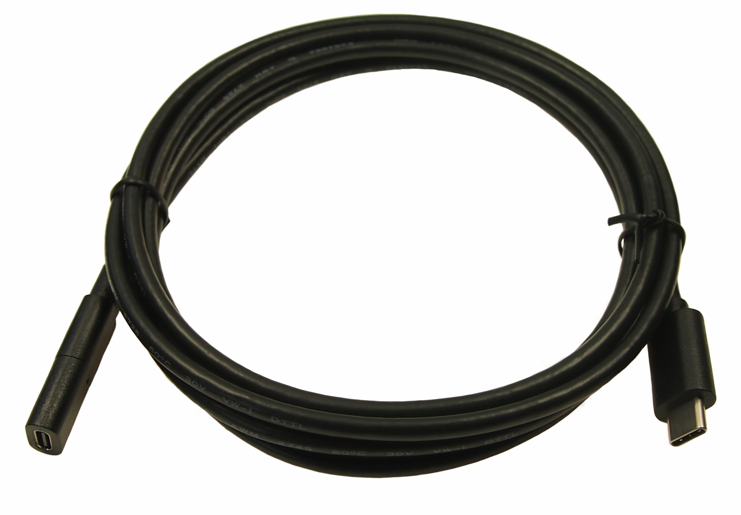 RS PRO USB 3.1, Male USB C to Female USB C, 2m