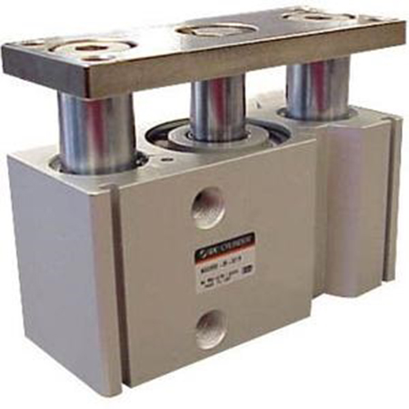 SMC Pneumatic Guided Cylinder - 12mm Bore, 20mm Stroke, MGQ Series, Double Acting