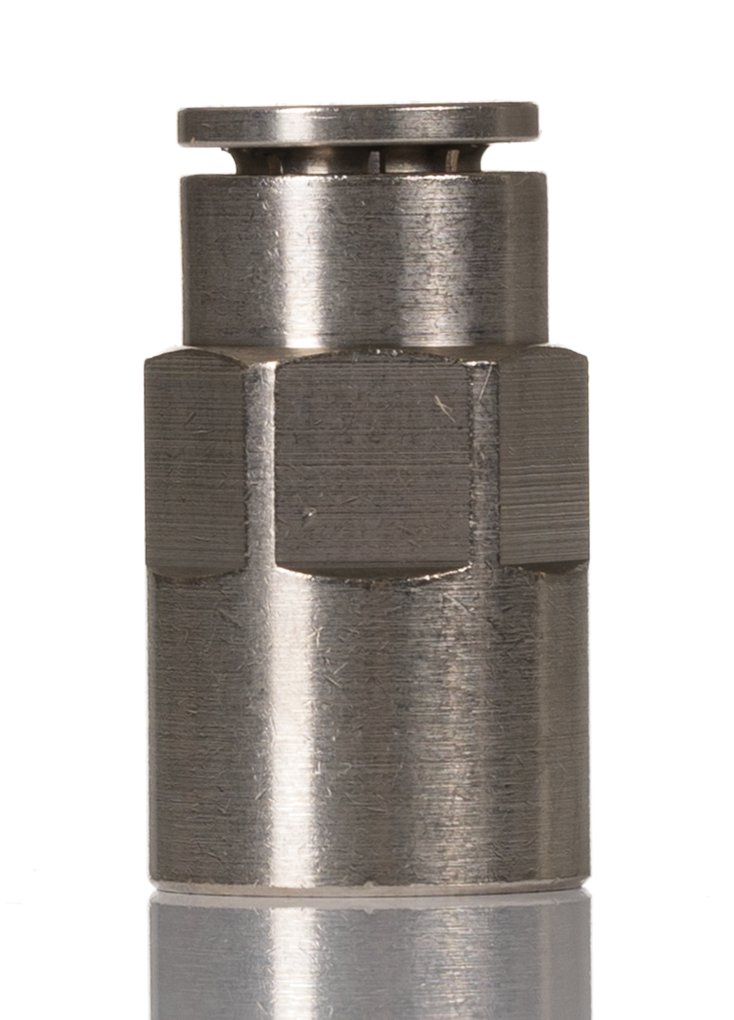 Norgren PNEUFIT 10 Series Straight Threaded Adaptor, G 1/4 Male to Push In 8 mm, Threaded-to-Tube Connection Style,