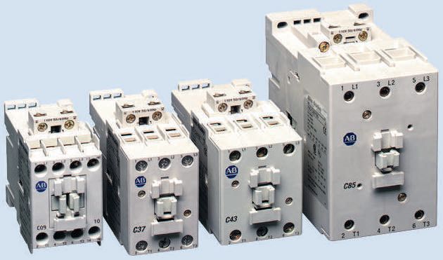 Allen Bradley 100 Series 100C Contactor, 24 V dc Coil, 3-Pole, 43 A, 22 kW, 3NO, 690 V ac