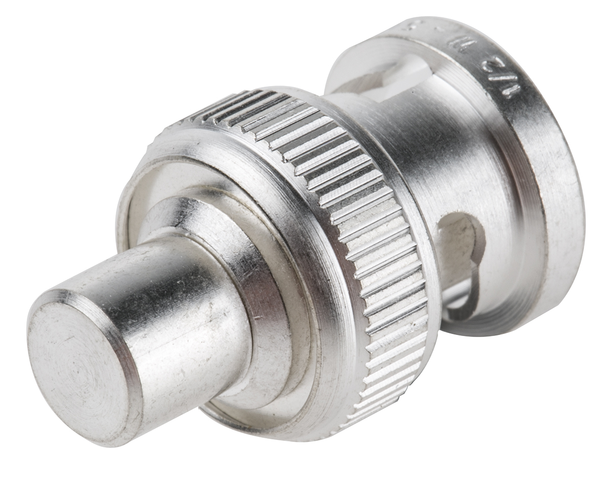 RS PRO 50Ω Straight BNC RF Terminator, 0 → 1GHz, 0.5W Average Power Rating