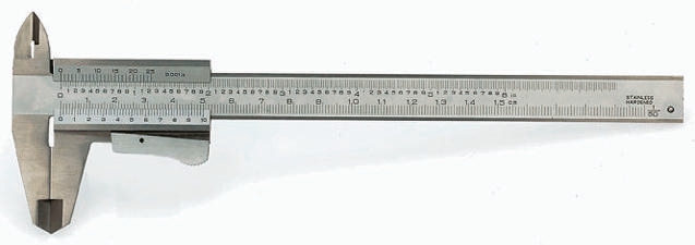 RS PRO 150mm, 6in Vernier Caliper 0.02 mm Resolution, Imperial, Metric With UKAS Calibration