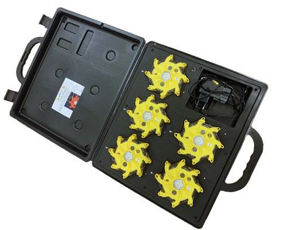 Nightsearcher Yellow Multiple Effect Beacon, Magnetic Mount, LED Bulb, IP65