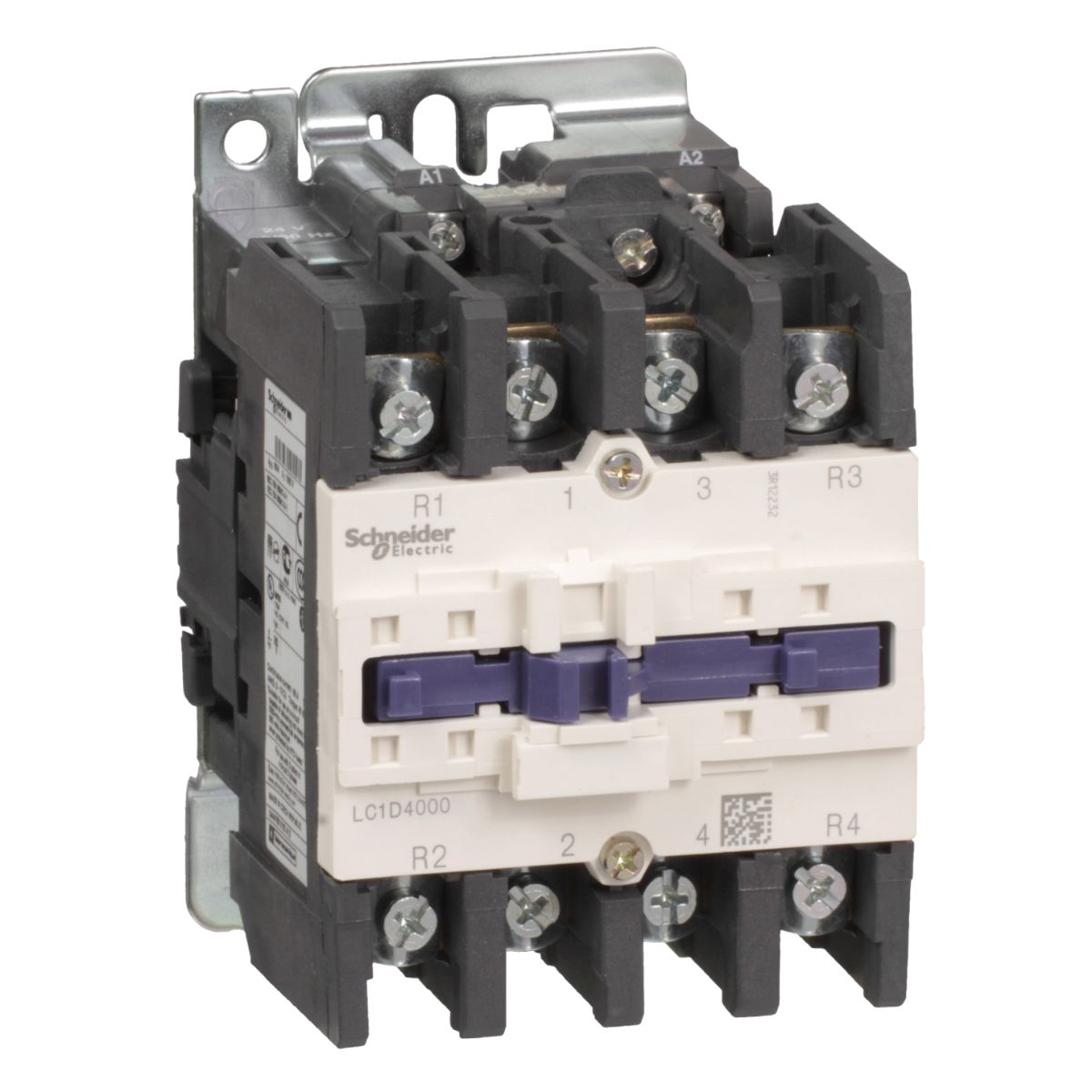 Schneider Electric TeSys D LC1D Contactor, 220 V ac Coil, 4-Pole, 60 A, 2NO + 2NC, 690 V ac/dc
