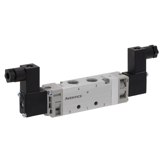 EMERSON – ASCO 5/3 W3 Pneumatic Solenoid Valve - Pilot/Pilot G 1/4 521 Series 24V dc