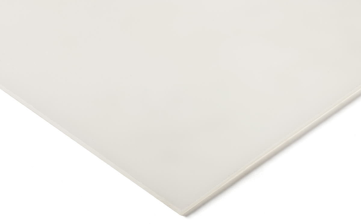 RS PRO White Plastic Sheet, 500mm x 500mm x 30mm