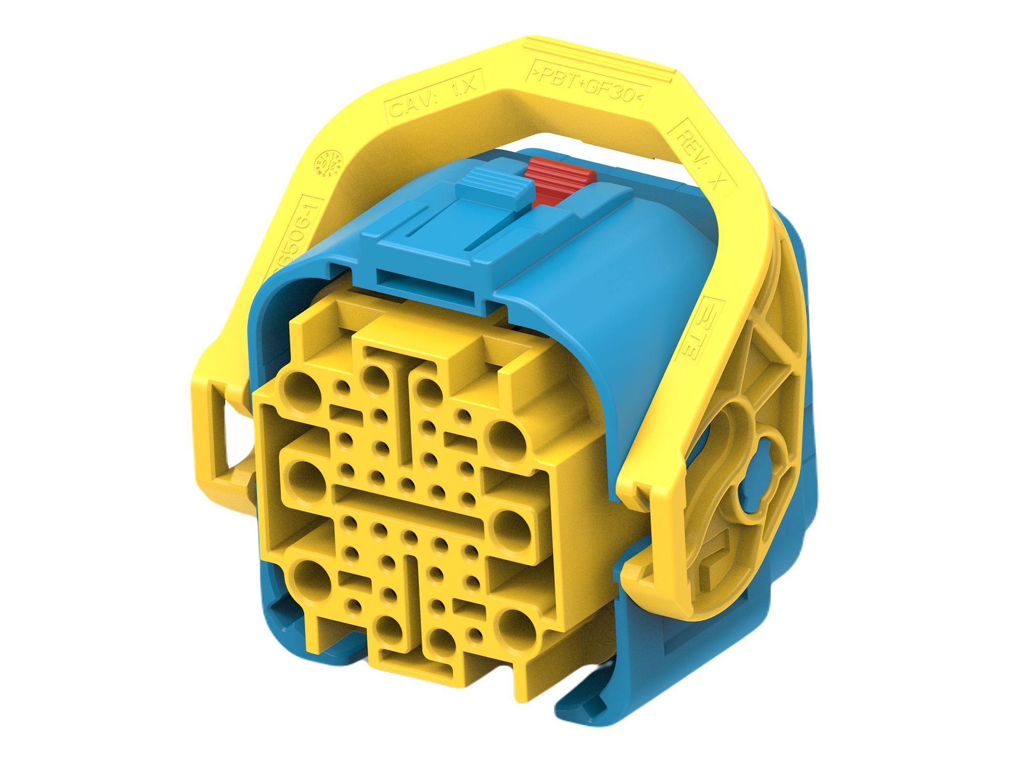 TE Connectivity, DEUTSCH NTSEAL Automotive Connector Blue Cable Mount 36 Way 2445859-4