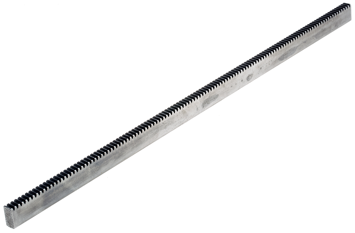 RS PRO 0.8 Steel Gear Rack, 300mm Long , 6mm Face Width