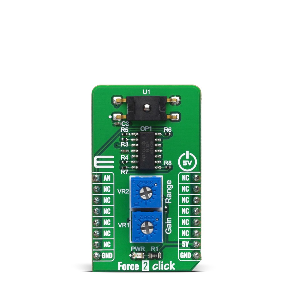 MikroElektronika Force 2 Click Sensor Add-On Board for FSS1500NGT