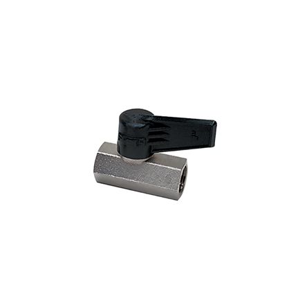 Legris Nickel Plated Brass Ball Valve, Ball Valve, Threaded 1/2in, 12bar Operating Pressure