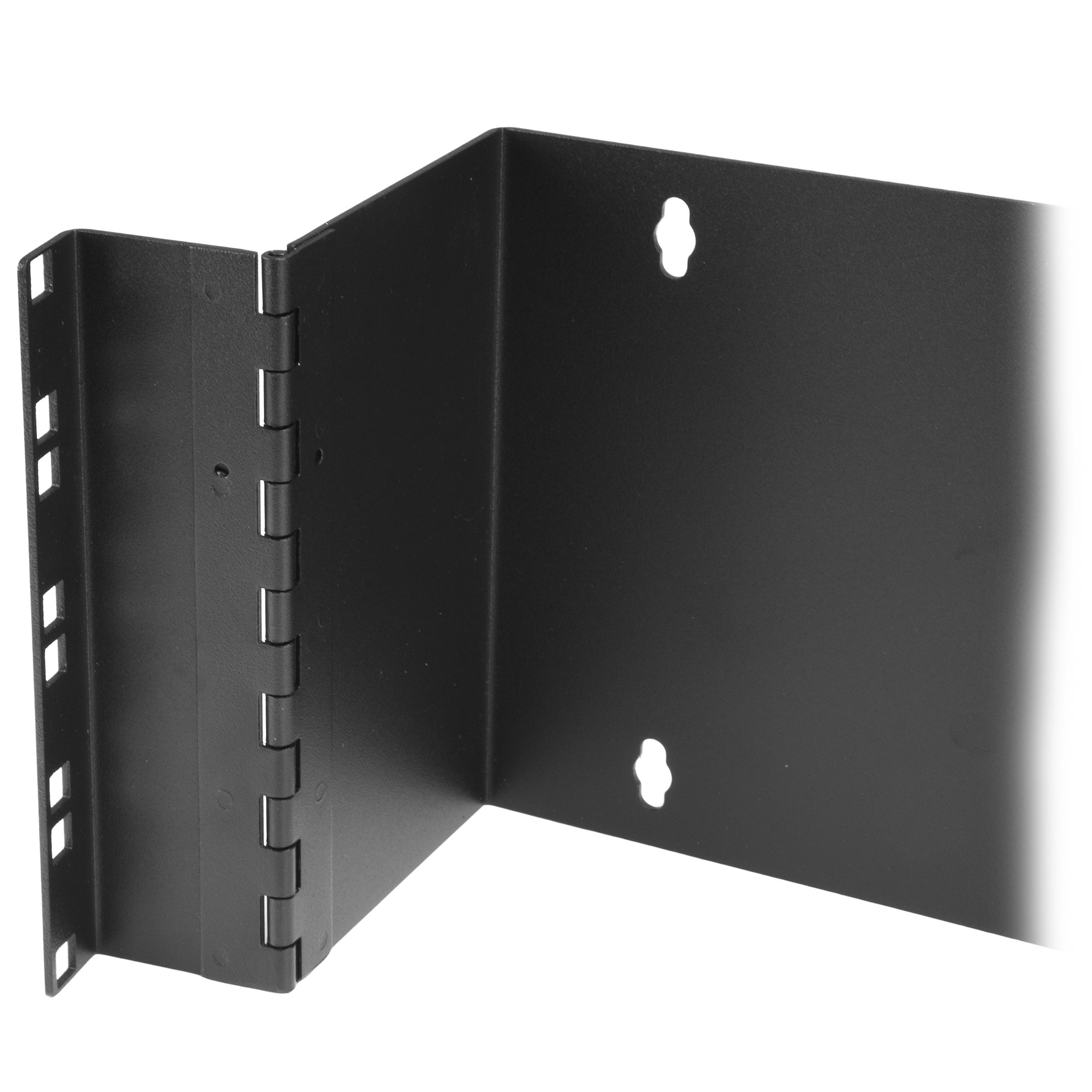 StarTech.com Black 4U Steel Bracket , with 2-Post Wall Mount Frame