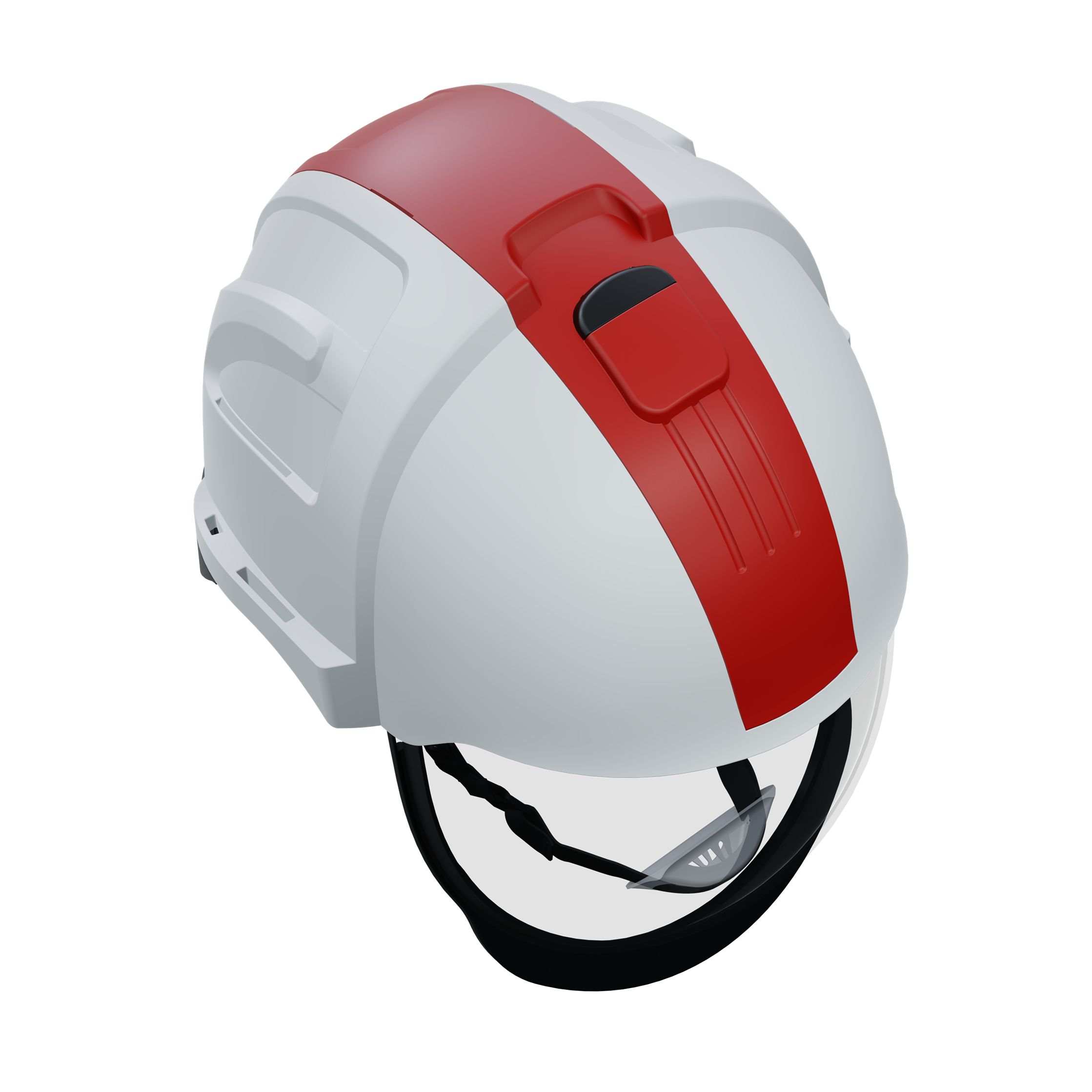 Penta Visarc White Hard Hats with Chin Strap, Adjustable