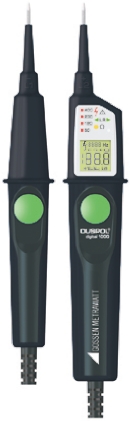 Gossen Metrawatt DUSPOL digital 1000, LCD Voltage tester, 1000 V ac, 1200V dc, Continuity Check, Battery Powered, CAT