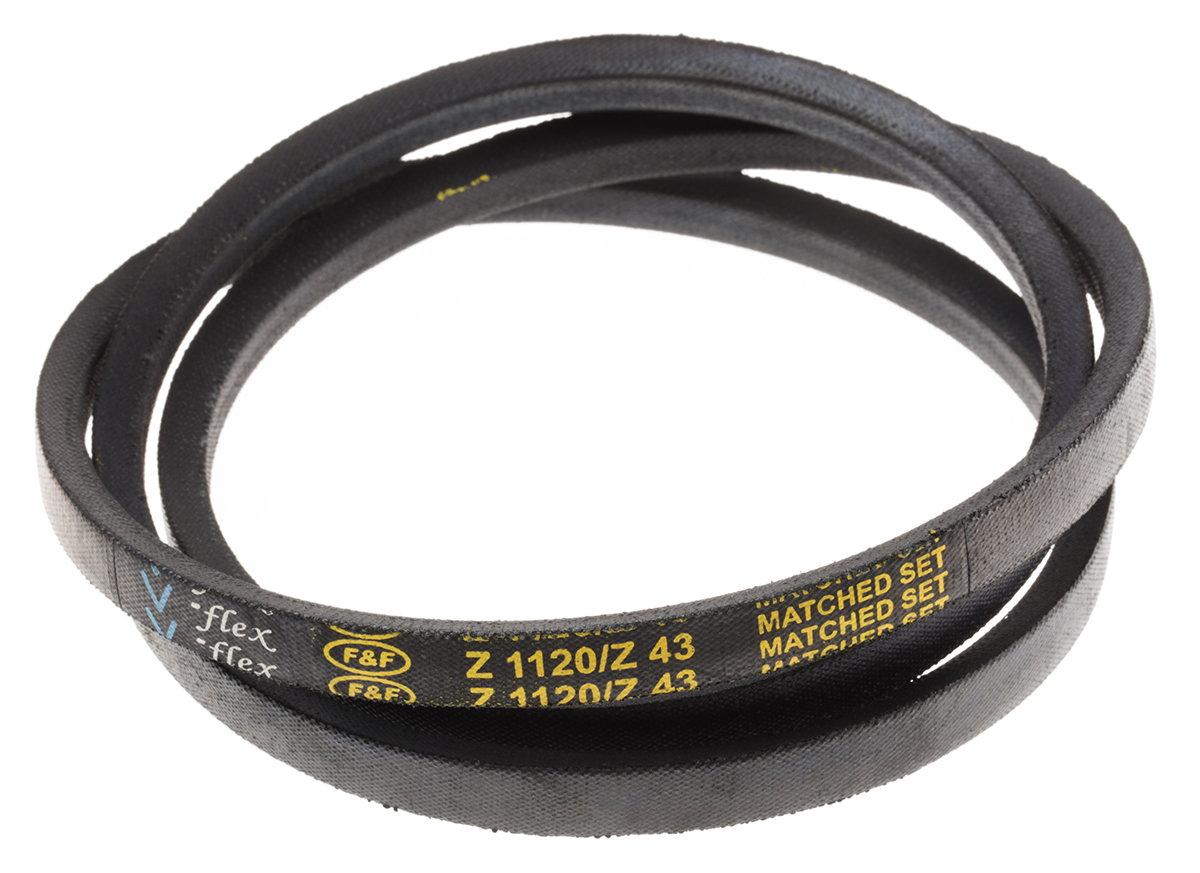 RS PRO Drive Belt, belt section Z, 1090mm Length