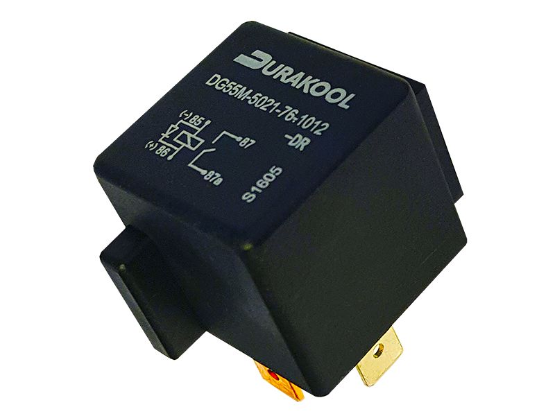 Durakool Plug In Power Relay, 12V dc Coil, 120A Switching Current, SPST-NO