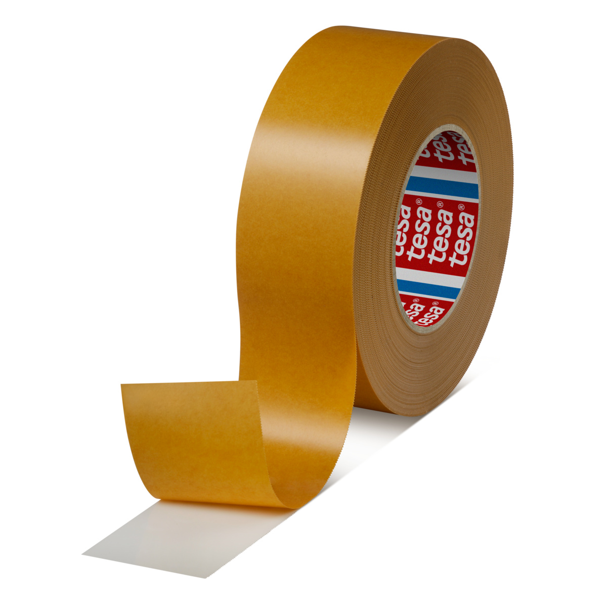 Tesa 64620-00003-00 White Double Sided Tape, 0.185mm Thick, 14.5 N/cm, PP Backing, 25mm x 25m