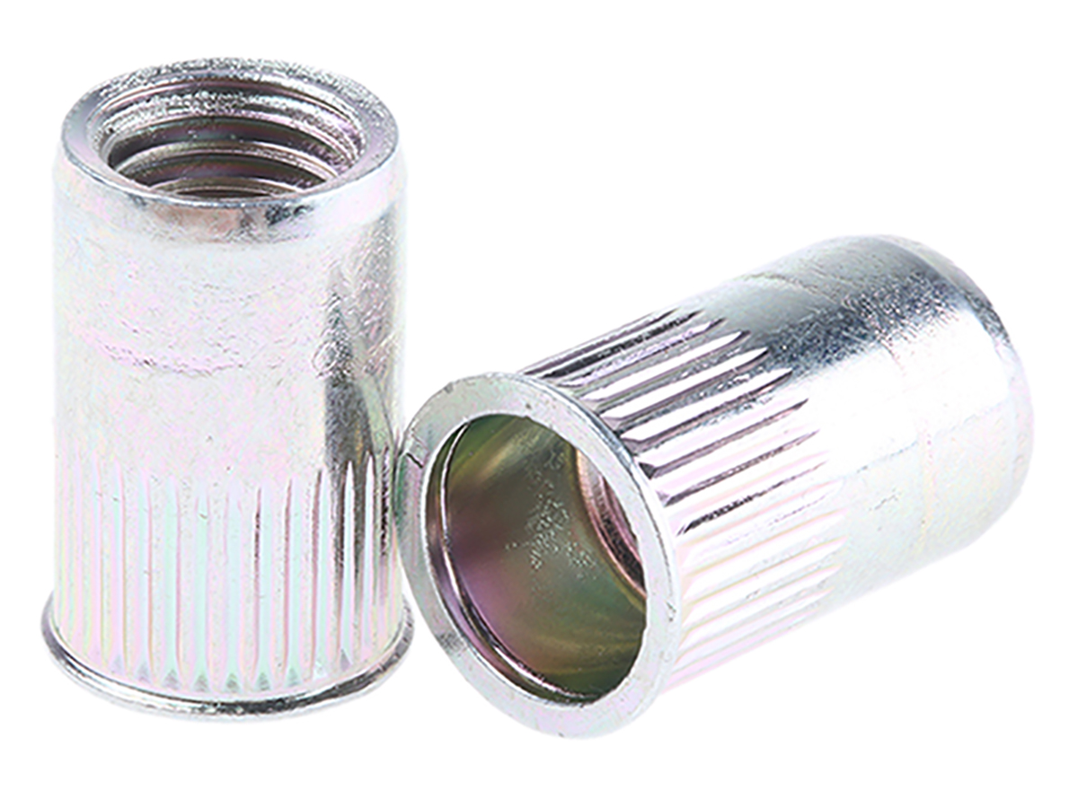 Böllhoff Plain, M10 Steel Threaded Insert, 14mm diameter 13mm Depth 21mm