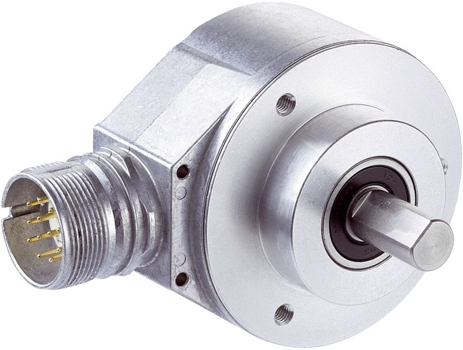 SICK AFM60 Series Absolute Incremental Encoder, SSI Signal, Solid Type, 10mm Shaft