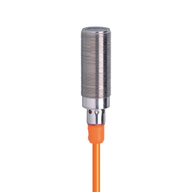 ifm electronic Through Beam Photoelectric Sensor, Cylindrical Sensor, 20 m Detection Range