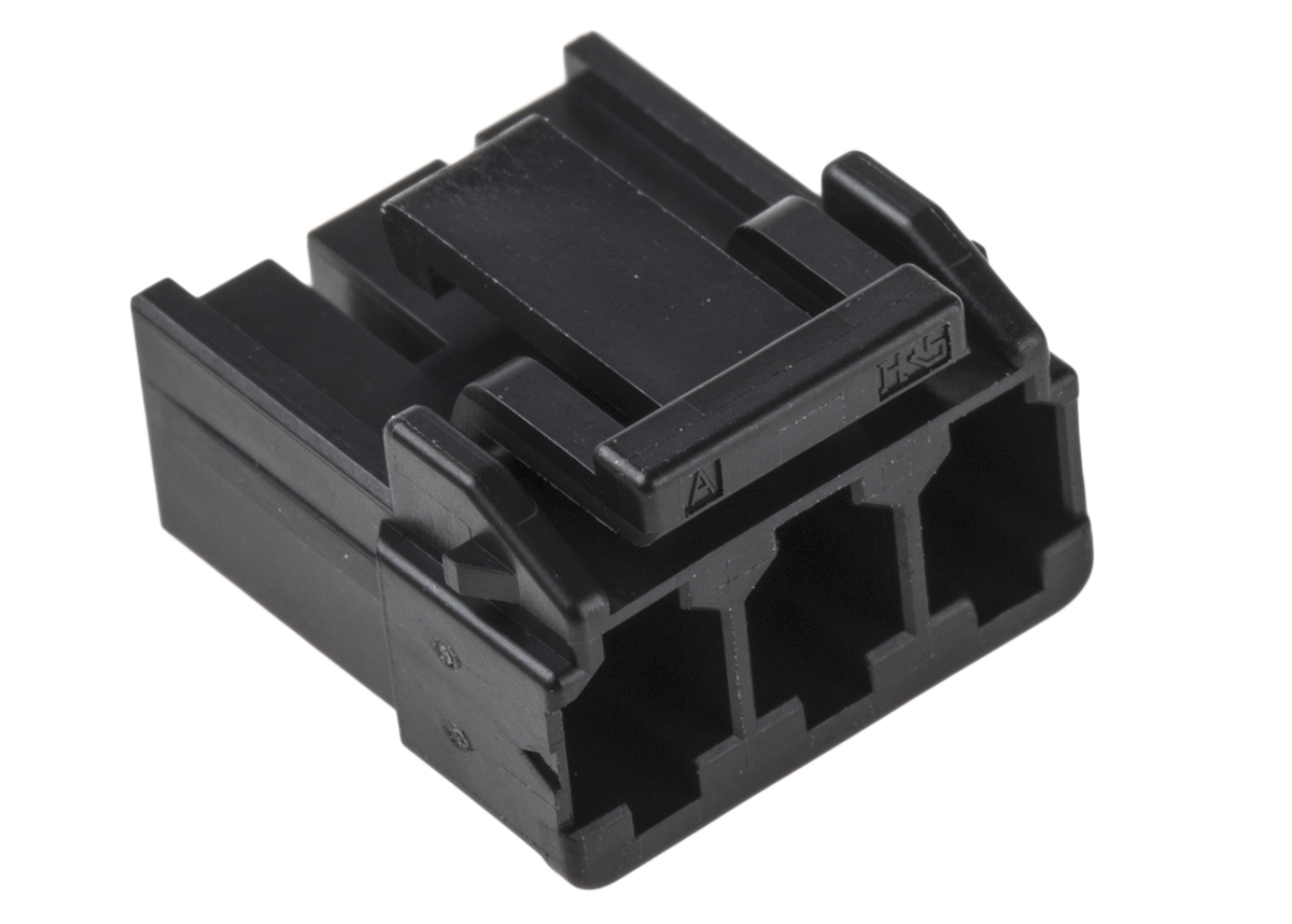Hirose, EnerBee DF63 Female Connector Housing, 3.96mm Pitch, 3 Way, 1 Row