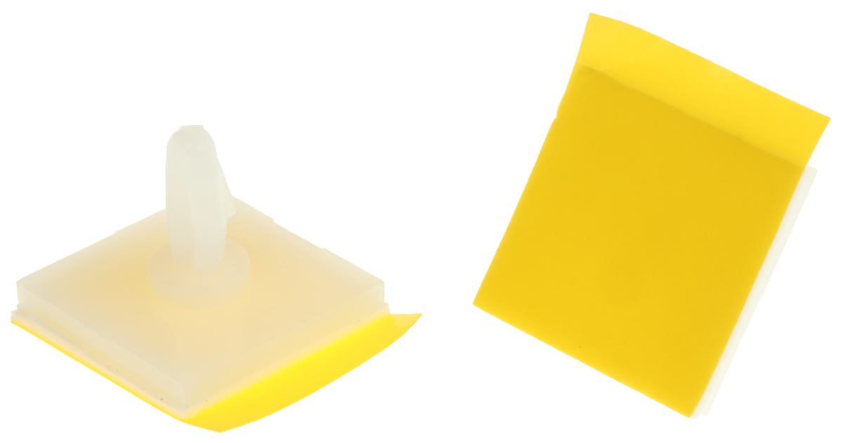 LCBSB-3-01A2-RT, 4.8mm High Nylon PCB Support for 4mm PCB Hole, 17.8 x 17.8mm Base