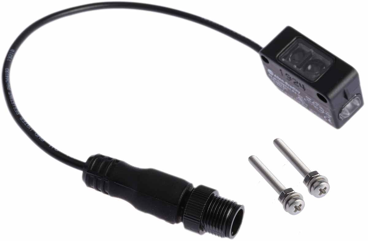 Allen Bradley Diffuse Photoelectric Sensor, Block Sensor, 3 → 800 mm Detection Range