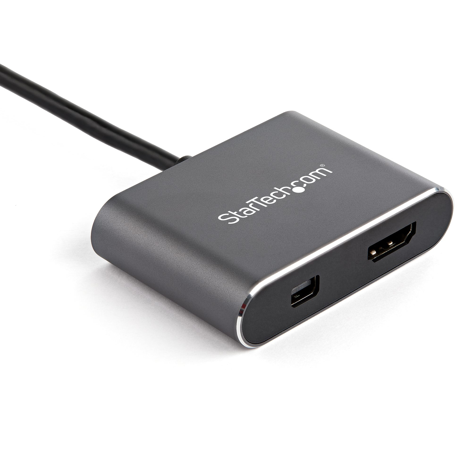 StarTech.com USB C to HDMI, Mini DisplayPort Adapter, USB C, 1 Supported Display(s) - 4K @ 60Hz