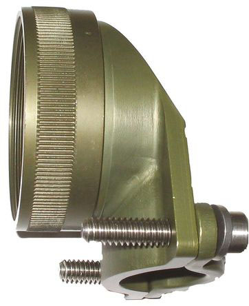 Amphenol Limited, BS1Size 8 Right Angle Circular Connector Backshell With Strain Relief, For Use With Group L Connector