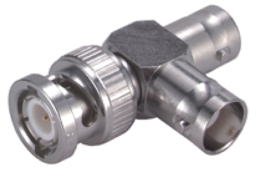 Huber+Suhner Tee 50Ω RF Adapter BNC Plug to BNC Socket 4GHz