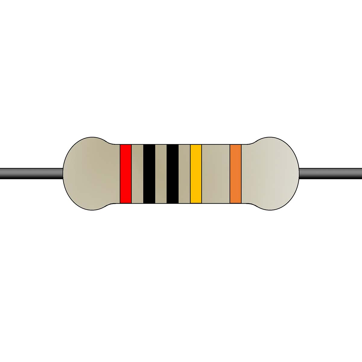 Yageo 200kΩ Metal Film Fixed Resistor 0.6W ±1% MF0207FTE52-200K