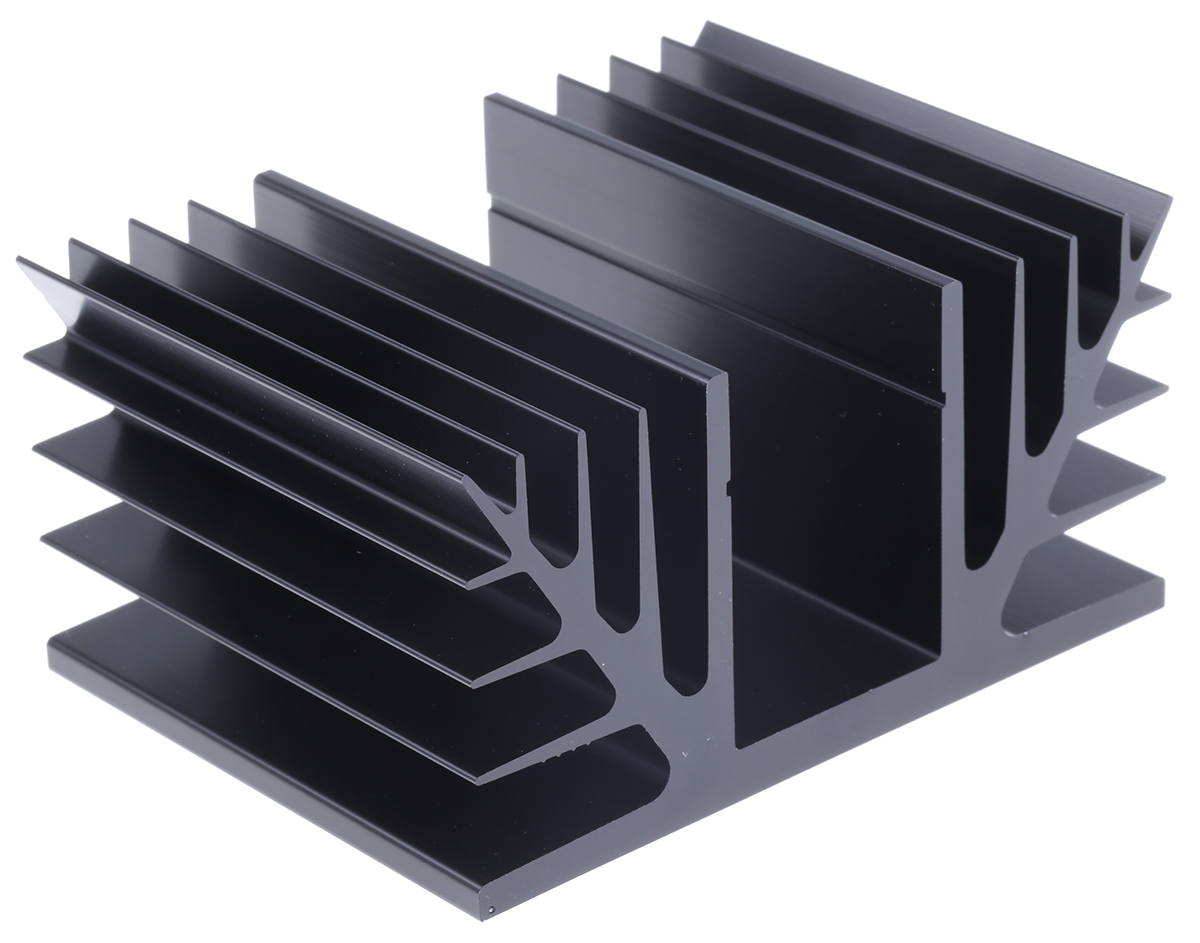 Fischer Elektronik Heatsink, 1.1K/W, 75 x 100 x 50mm