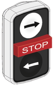 Schneider Electric Harmony XB4 Series Push Button, Panel Mount, 22mm Cutout, 2 NO + 1NC