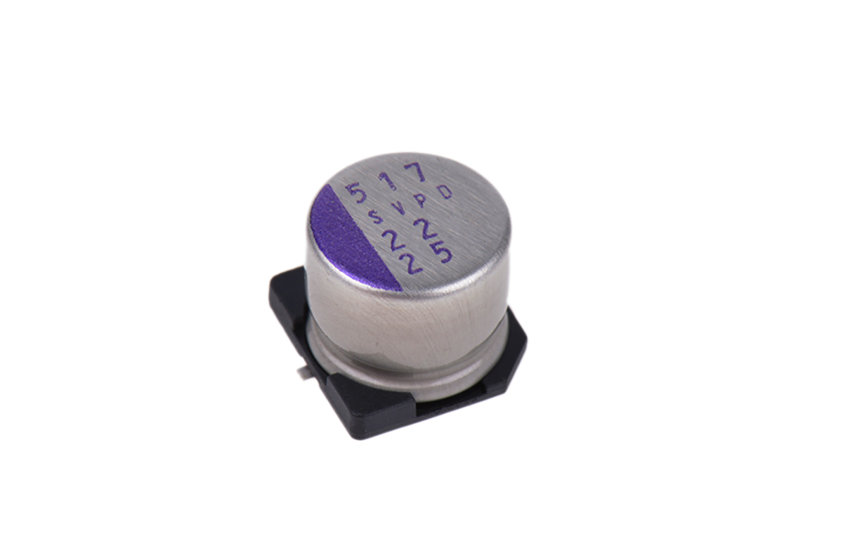 Panasonic 22μF Surface Mount Polymer Capacitor, 25V dc